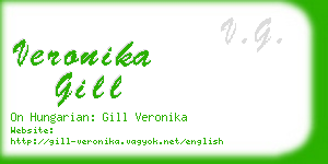 veronika gill business card